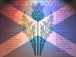 The hills are bare now and autumn leaves lie thick and still o'er land that is lost now which those so dearly held. Flower Of Scotland Lyrics Scotland Scotland Castles Scottish Quotes