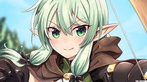 As they walk through the hidden passage they sewn goblins dead, but not stab, poison, or anything like that the goblins were. Goblin Slayer Hohe Elf Archer Hd Hintergrundbilder Herunterladen