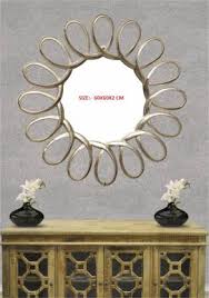 No matter what room you're. Designer International Round Wall Mounted Mirror Circle Makeup Vanity Large Hanging Aluminum Alloy Metal Frame Mirrors For Wall Decorative Modern Bathroom Living Room Entryway Bedroom 60x60 Cm Price In India Buy