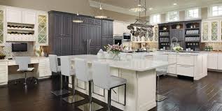 custom black & white kitchen cabinets