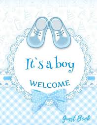 If you are having a rustic baby shower, this is a great guest book alternative. It S A Boy Welcome Guest Book Baby Shower Guest Book Sign In Free Layout To Use