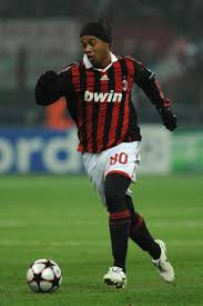 Ronaldinho Of Ac Milan Celebrates The Opening Goal During The Uefa Ac Milan Milan Ronaldo Free Kick