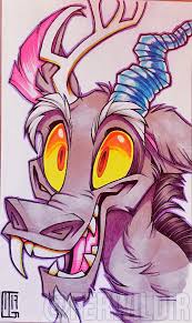 Discord By Ferwildir My Little Pony Pictures Pony Drawing Mlp My Little Pony