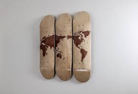 Maybe you would like to learn more about one of these? These World Skate Decks Make A Great Piece Of Wall Art Finished In A High Gloss Skate Decks Art Studio At Home Home Art