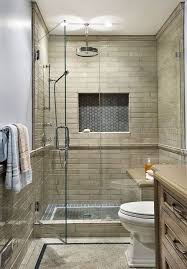 Boys Bathrooms Subway Tile Off White With Grey Grout Grey Inlet And Floor Tiles Brown Cabine Bathroom Installation Fireclay Tile Traditional Bathroom