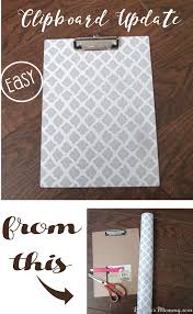 Easy Dollar Store Clipboard Update Engineer Mommy Clipboard Crafts Clipboard Decorating Diy Clipboard