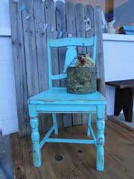 Pin By Kim Osborne On Home Blue Distressed Furniture Wooden Chair Old Wooden Chairs