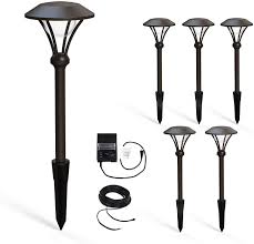 Amazon Com Malibu Celestial 6 Pack Led Pathway Lights Led Low Voltage Landscape Lighting Garden Light For Driveway Yard Lawn Pathway Garden 8406 2904 06 Garden Outdoor