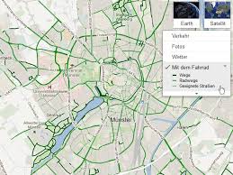 Google Maps Zeigt Deutsche Fahrradwege