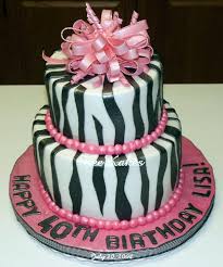 Flower Birthday Cakes For 40 Year Old Woman 40th Birthday Cakes For Women Aniversario Decoracao