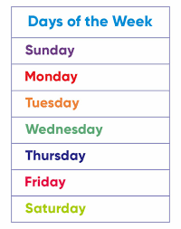 Mar 07, 2021 · the covid tracking project collects and publishes the most complete testing data available for us states and territories. 7 Best Printable Days Of The Week Chart Printablee Com