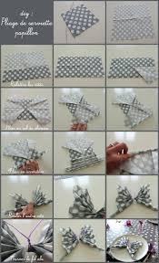 3 Diy Pour Un Anniversaire Sur Le Theme Des Papillons Pliage Serviette Papillon Pliage Serviette Papier Pliage Serviette