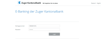 Bank does not request for the account information of the customers in any form. E Banking Passwort Vergessen Zuger Kantonalbank