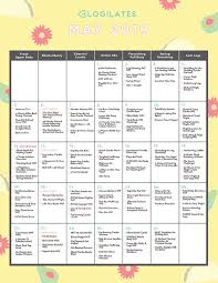 May Workout Calendar Workout Calendar Blogilates May Workout Calendar