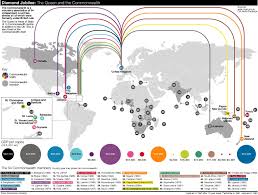 Infographic Mapping The Commonwealth I Researched And Designed For The Press Associations Diamond Jubilee Cov Infographic Map British Royal Family Commonwealth