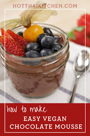 Tofu Chocolate Mousse Recipe In 2020 Recipes Asian Desserts Delicious Vegan Recipes