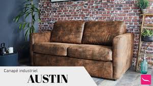 Hormis son design épuré et sa facilité. Austin Canape 3 Places Convertible Ouverture Express Couchage Quotidien Style Industriel Youtube