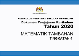 Sila like & subscribe jika. Dpk 2020 Matematik Tambahan Tingkatan 4