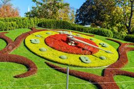 Flowers, bouquets, arrangements, plants, deliveries 7/7. L Horloge Fleurie Or The Flower Clock In Jardin Anglais Park Geneva Switzerland Stock Photo Picture And Royalty Free Image Image 101193799