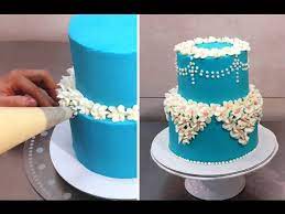 In this video, learn how to make a perfect buttercream icing, ideal for assembling layered cakes. Easy Buttercream Cake Decorating Idea By Cakes Stepbystep Youtube