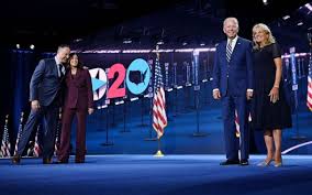 Cole and ella emhoff are douglas emhoff's children from his first marriage to kerstin emhoff. Dnc 2020 Day 3 Kamala Harris Accepts Vp Nomination Obama Slams Trump S Failures Abc News
