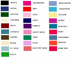 Color Chart