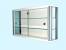 Wall Mounted Cabinet With Glass Doors