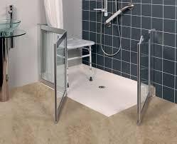 Sanishower flat shower pump bathroom low level shower tray white. Contour Swift Level Access Shower Tray Non Slip