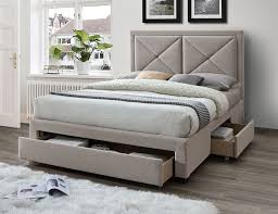 Shop wayfair for all the best king size storage beds. Suzanne Mink Velvet King Size Bed Frame With 3 Drawers
