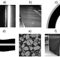 Electrode defects occurring from calendering; a) wrinkles; b ...