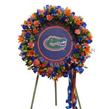 This well designed plan with 4 br's, 4 baths. Gator Logo Wreath Arranged By A Florist In Jacksonville Fl Kuhn Flowers