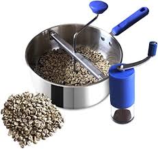 10% voucher applied at checkout. Home Coffee Roasting Kit Complete With Coffee Bean Roaster Manual Bean Grinder And Green Coffee Beans Home Coffee Roasting Made Simple Amazon Co Uk Home Kitchen