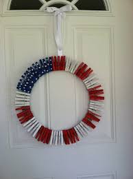 patriotic clothespin wreath diy