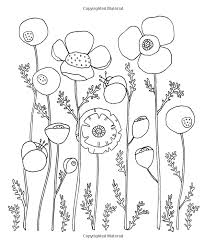 Just Add Color Botanicals 30 Original Illustrations To Color Customize And Hang Lisa Congdon 9781631590 Flower Drawing Embroidery Patterns Flower Doodles