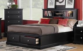 Preston Black Queen Bed By Home Elegance Headboard Storage Bed Furniture Bed Designs With Storage