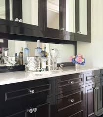 12 adorable white kitchen and cabinets. Glossy Black Butler Pantry Cabinets With Mirrored Cabinet Doors Transitional Kitchen