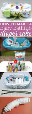 Wie Man Einen Baby Bathtub Windel Cake Fur Das Perfekte Babygeschenk Herstellt Babywanne Geschenk Windelkuchen Baby Geschenke