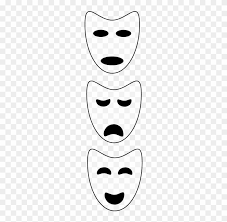 Download File Drama Masks Svg Greek Theatre Masks Template Free Transparent Png Clipart Images Download