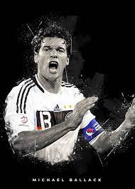 Football adidas beckham messi kaka zidane ballack cisse djibril balls clouds. Michael Ballack Poster By Creativedy Stuff Displate Michael Ballack Football Illustration Football Pictures