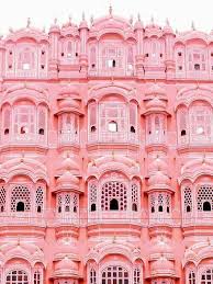 Her şey dâhile huzuru, keyfi, konforu da ekledik! Pink Palace Jaipur India Pink Palace Pink Aesthetic Pink Photo