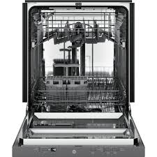 Black front control tall tub dishwasher with hybrid stainless steel tub and utility rack, 50dba. Gdt225sslss In Stainless Steel By Ge Appliances In Denver Co Ge Ada Compliant Stainless Steel Interior Dishwasher With Sanitize Cycle