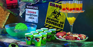 With ideas for simple food and decoration, the party organization could be easier than you think. 35 New Inspiration Zombie Party Decorations