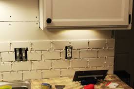 The majority of tiled backsplashes you will see are in the stretcher bond or stack bond design. How To Install A Subway Tile Kitchen Backsplash