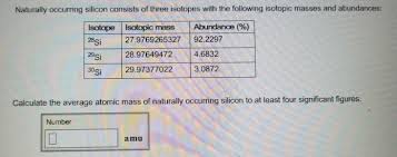 Calculate the average atomic mass. How Do You Find The Average Atomic Mass Of Three Isotopes