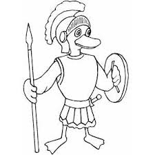 There are a lot more pages of rome to explore after this one. Roman Duckling Soldier Coloring Sheet