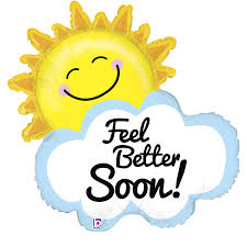 The best 125 get well soon messages: 35152 Feel Better Soon Sunshine Grabo Balloons