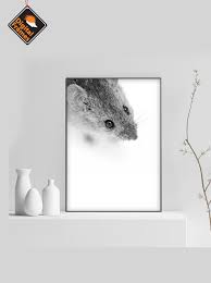 Black And White Mouse Image Mouse Wall Art Printable Black And White Mouse Print Animal Modern Minimalist Home Decor Abstract Animal Print Poster Animal Mouse Printable Wall Art Abstract Animals Printable Art