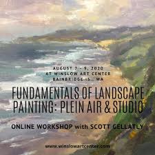 Scott gellatly is a working artist and product manager for gamblin artists colors. Fundamentals Of Landscape Painting Plein Air Studio With Scott Gellatly Winslow Art Center Studio Gallery At Online Streaming Classes Workshops