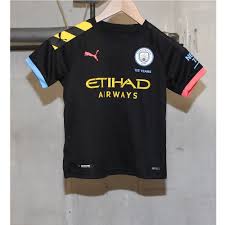 This puma manchester city away shirt 2021 is worn by your favourite city players and allows you to cheer on the 18/19 domestic treble winners in style thanks to manchester city home jersey special features. Manchester City Away Jersey 2019 20 Youth Sane 19