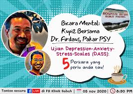 Pt6123 pengujian dan pengukuran psikologi 1. Klinik Sabah Ujian Saringan Depression Anxiety Stress Facebook